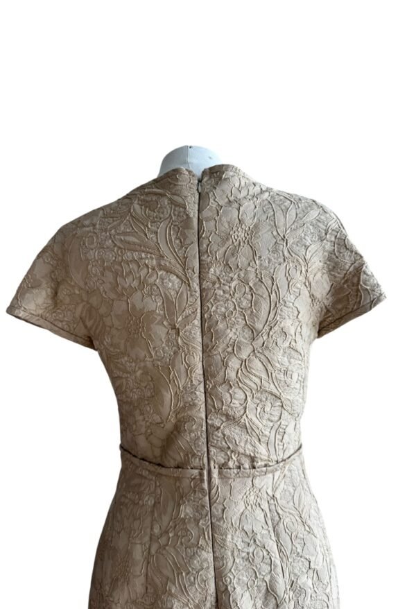 TORY BURCH - GOLD EMBROIDERY DRESS - Image 4